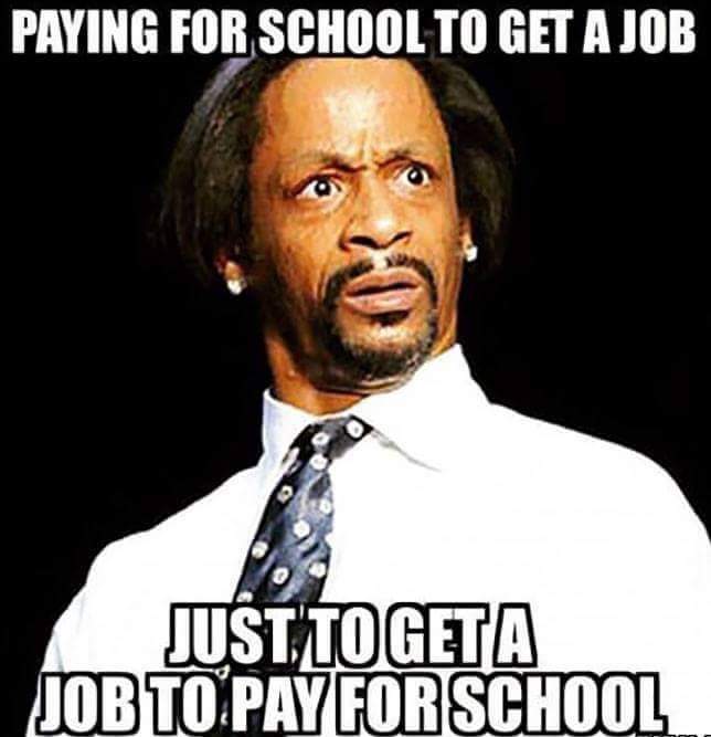 money meme college debt