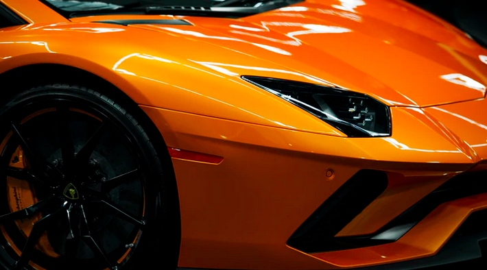 Orange Lamborghini