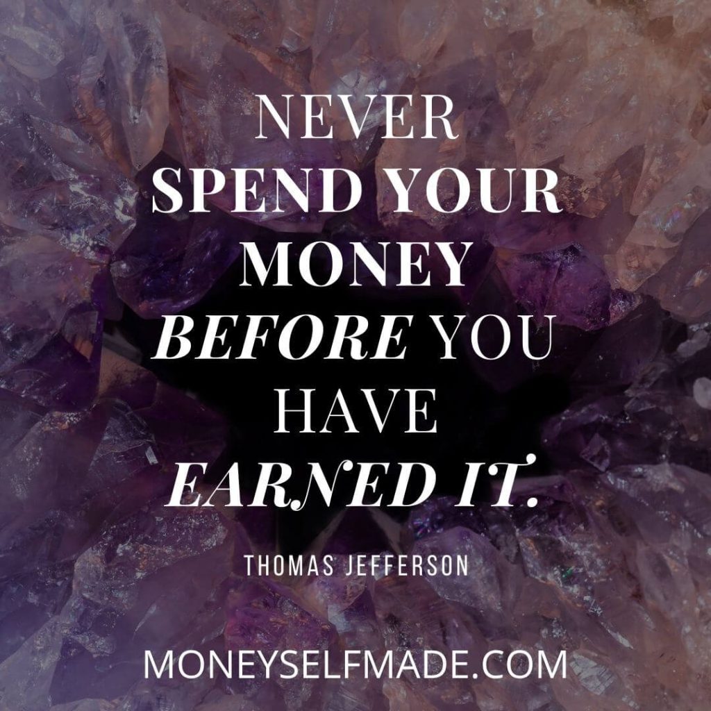 Quotes on Saving Money thomas jefferson